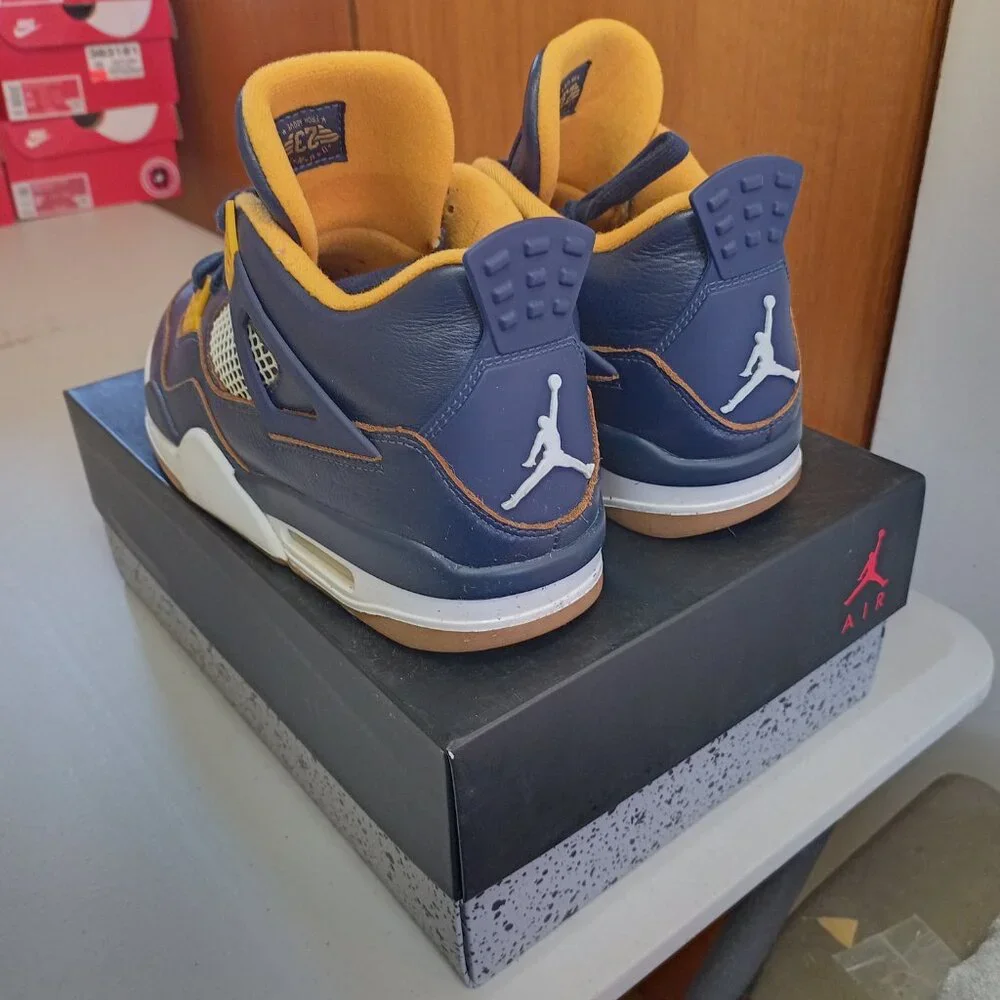 Size 10.5 - Air Jordan 4 Retro Dunk From Above OG box excellent condition - Picture 9 of 13